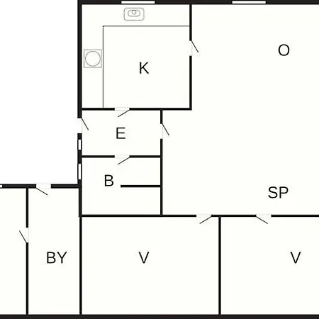 Prázdninový dům 6 Person In Stevns-by Traum Rødvig